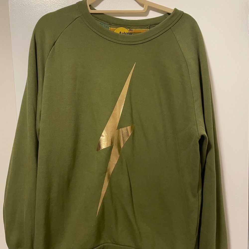 Like new Aviator Nation unisex crewneck sweatshirt